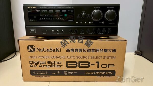 NaGaSaKi BB-1 OP高功率數位迴音卡拉OK綜合擴大機 支援藍芽 NaGaSaKi BB-1 OP高功率數位迴音卡拉OK綜合擴大機 支援藍芽