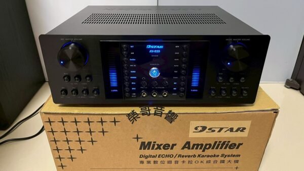 9STAR AV-939 華成台灣大廠製造 大功率 數位迴音+殘響效果綜合擴大機