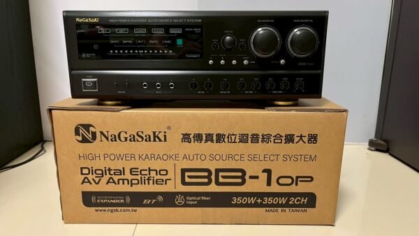 NaGaSaKi長崎BB-1 OP 專業數位迴音卡拉OK綜合擴大機 藍芽 大功率350W+350W 結帳輸入折扣碼BB1OP再打折