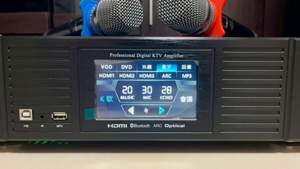 LINE_NOTE_251231_4 MAINGO KP-550 專業卡拉OK數位觸控擴大機 含雙手持無線麥克風 大功率550W+550W 結帳輸入折扣碼kp550再打折