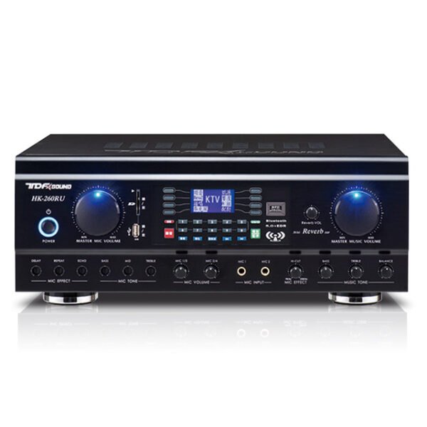 TDF HK-260RU 專業卡拉OK多功能數位錄放音系統綜合擴大機 大功率450W+450W 結帳輸入折扣碼hk260ru再打折