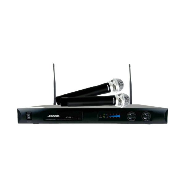 【產品首圖 BOK AT-26L 專業卡拉OK雙手持UHF無線麥克風 噪音抑制 結帳輸入折扣碼at26l再打折