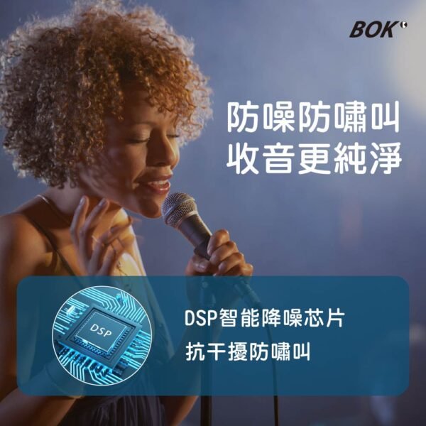 BOK AT-26 專 業卡拉OK雙手持UHF鋰充自動多頻道對頻無線麥克風 結帳輸入折扣碼at26再打折