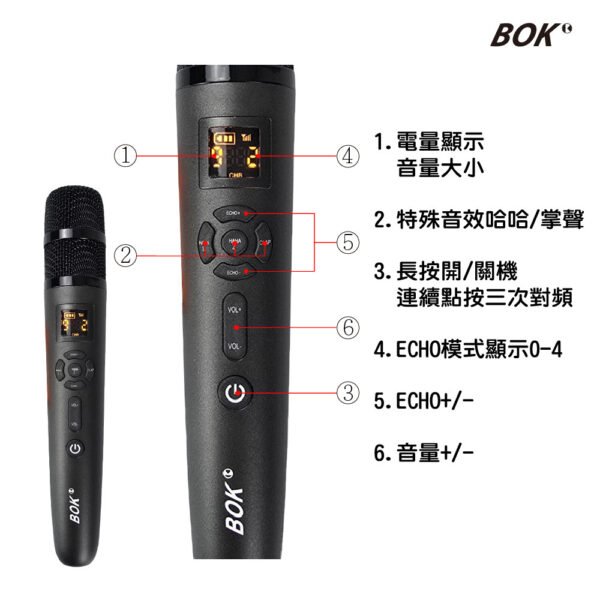 BOK AT-26 專 業卡拉OK雙手持UHF鋰充自動多頻道對頻無線麥克風 結帳輸入折扣碼at26再打折