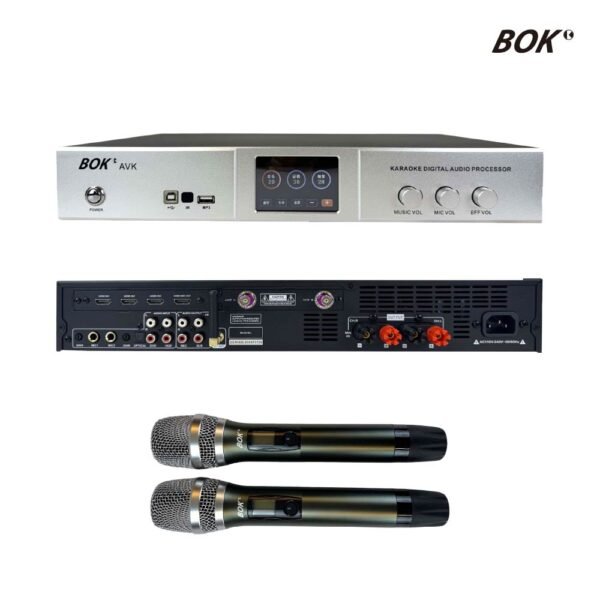 BOK AVK 智能三合一數位HDMI卡拉OK擴大機 大功率600W+600W 結帳輸入折扣碼AVK再打折