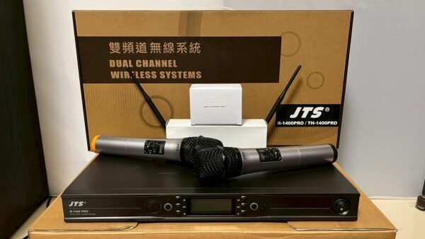 JTS R-1400PRO 專業卡拉OK雙頻道無線麥克風變頻系統(可調頻) 結帳輸入折扣碼r1400pro再打折