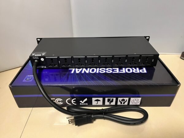 ZonGer 8路時序器 一鍵控制電源 安全開關 穩壓穩流過載保護設備 結帳輸入折扣碼zg8再打折