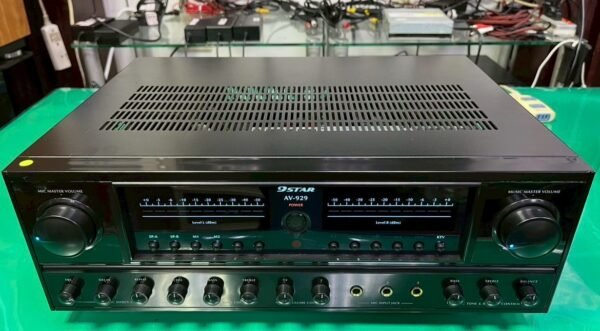 LINE_NOTE_251231_2 9STAR AV-929 華成大廠製造24位元數位回音擴大機 大功率400W+400W 結帳輸入折扣碼av929再打折