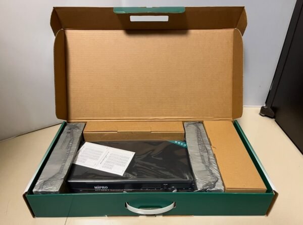 MIPRO 嘉強 ACT-NEW3 UHF雙頻道自動選訊無線麥克風 (MU-90音頭/ACT-32H管身) 結帳輸入折扣碼actnew3再打折