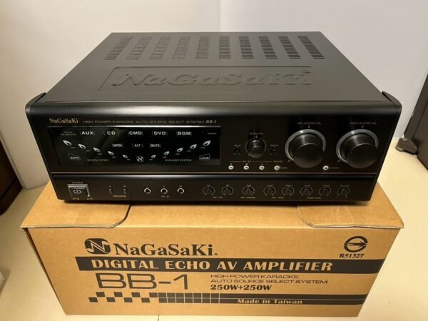NaGaSaKi長崎BB-1 台灣大廠製造 專業高功率數位迴音卡拉OK綜合擴大機 大功率250W+250W  結帳輸入折扣碼BB1再打折