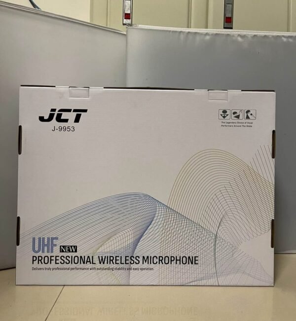 JCT J-9953 專業卡拉OK數位UHF無線麥克風(具XLR平衡式專業輸出 200組頻道可供調整可鎖定面板) 結帳輸入折扣碼jct9953再打折