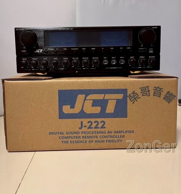 LINE_NOTE_260101_30 JCT J-222 高階款 專業卡拉OK擴大機 結帳輸入折扣碼j222再打折