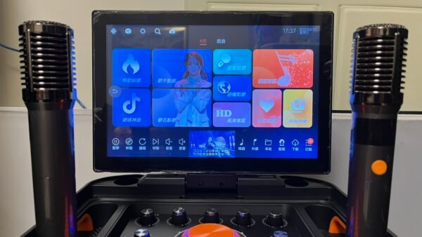 國愛 D25 專業卡拉OK移動式12吋低音多功能炫光點歌+喇叭 藍芽HDMI YT 結帳輸入折扣碼d25再打折