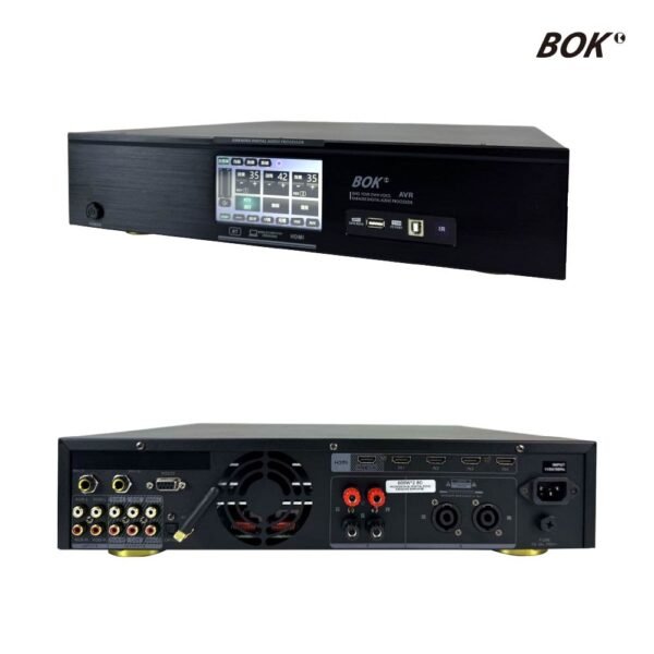 BOK AVR 觸控式HDMI智能數位卡拉OK擴大機 大功率600W+600W 結帳輸入折扣碼avr再打折