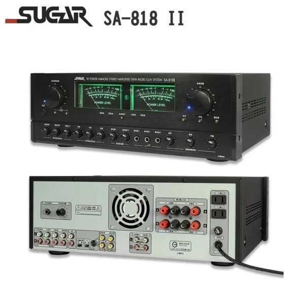 SUGAR SA-818II 專業卡拉OK擴大機200W+200W結帳輸入折扣碼sa818ii再打折