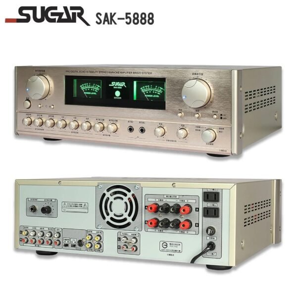 SUGAR SAK-5888 卡拉OK綜合擴大機 全新公司貨200W+200W結帳輸入折扣碼sak5888再打折