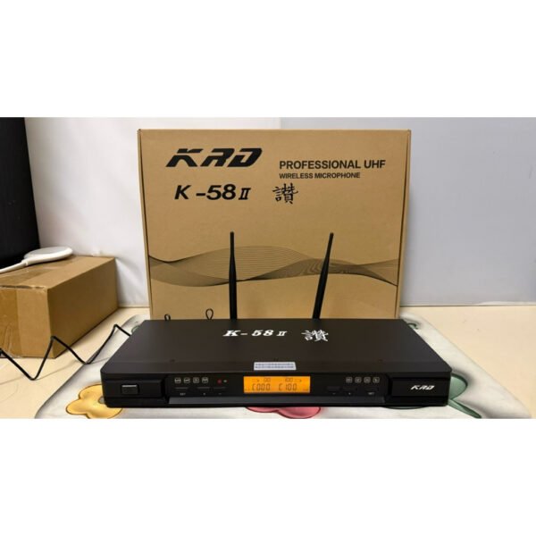 KRD K-58II專業卡拉OK U頻無線麥克風 KTV、家庭、教室、會議廳、大中型舞台、遊覽車等 結帳輸入折扣碼k58ii再打折