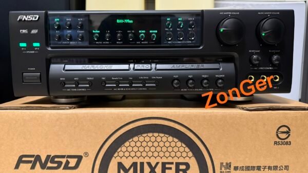 FNSD華成 RAV-7PLUS專業高傳真數位音效卡拉ok綜合擴大機 大功率300W+300W 結帳輸入折扣碼rav7plus再打折