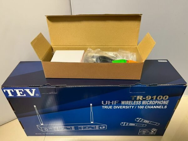 【TEV】TR-9100 數位UHF100頻道無線麥克風系統 配雙手握 贈多項好禮 台灣電音公司貨 結帳輸入折扣碼tr9100再打折