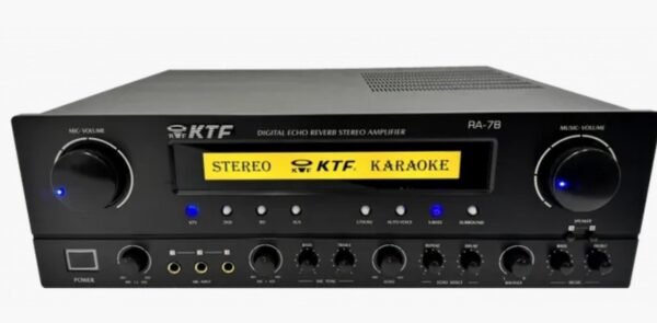 KTF RA-7-B 專業卡拉OK綜合擴大機150W+150W防止喇叭短路自動溫控散熱 結帳輸入折扣碼ra7b再打折
