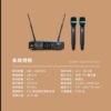 BIBLE MB-350 殘響EQ調整防嘯UHF無線麥克風專業級PLL充電式鋰電池音頭靈敏金屬管身 結帳輸入折扣碼mb350再打折
